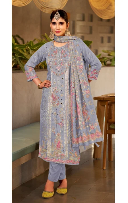 Motifz 5102 Viscos Maslin Pakistani Salwar Suits Wholesale Price In Surat